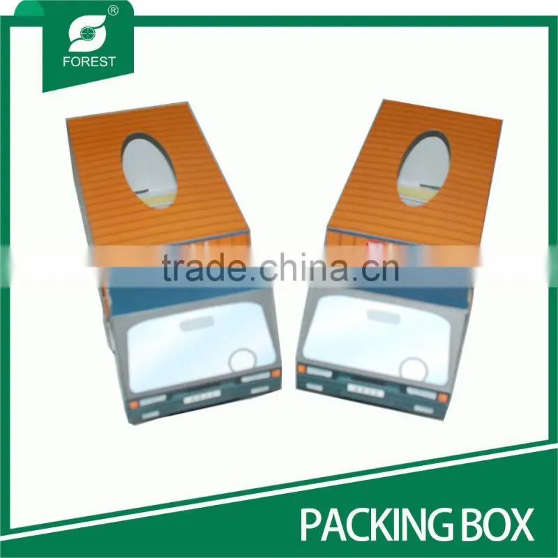 SPECIAL DESIGN TRUCK SHAPE PAPER BOXES FOR PACKAGING TISSUE