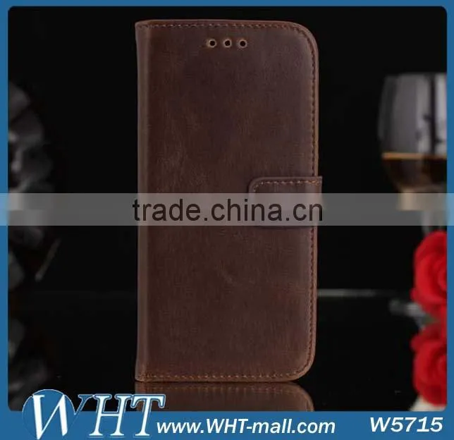 Wallet Case for HTC One M8 Mini Leather Case Cover with Ultra Thin Stand