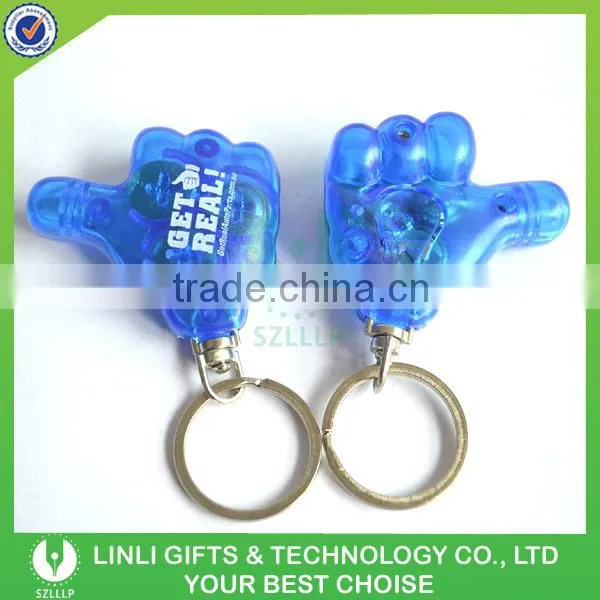 Promotional gift plastic mini thumb led key light