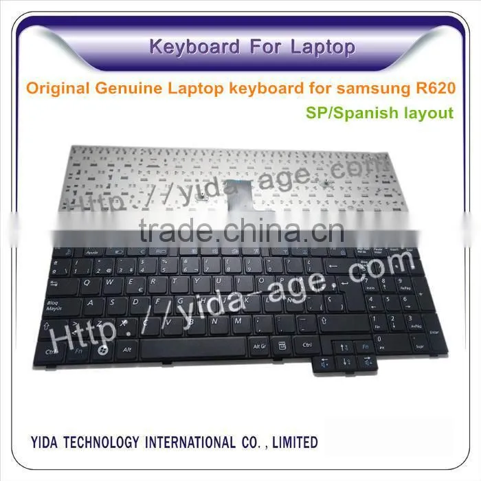 Original Genuine SP layout Laptop keyboard for samsung R620 black color