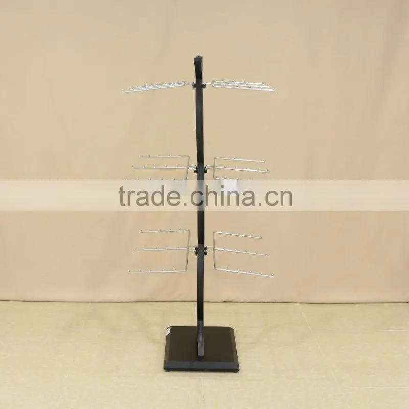 QD-F192 Metal wire hanging display rack for lingerie