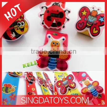 Nice Promotional Gifts for Girls G101-2 Cute Ladybug Slap Watch