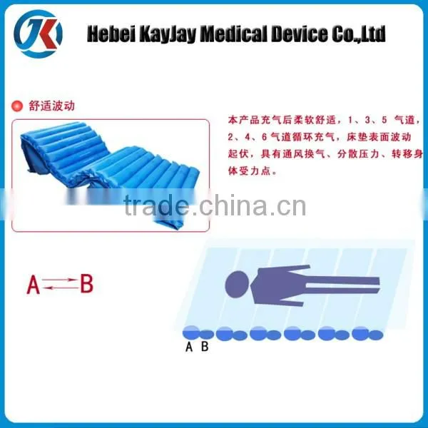 Manufacture hot selling anti decubitus air mattress fluctuation in jet-type air mattress
