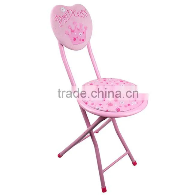 Metal folding chair kids baby soft chair