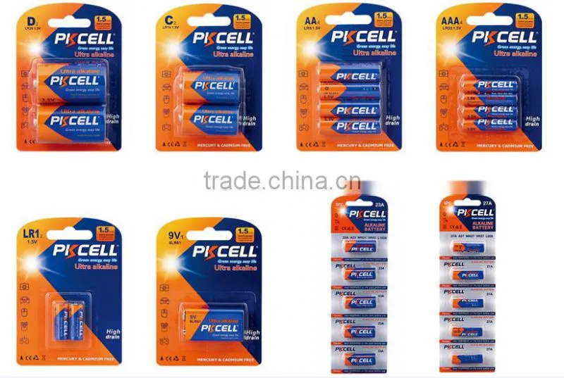 High quality long discharge time 12v 27a alkaline battery for online selling