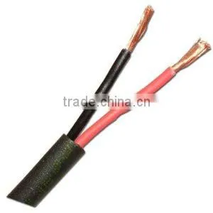 Flexible speaker wire/cable with wooden tray