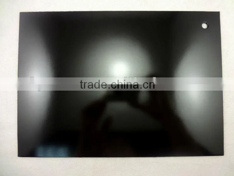 Low temperature black shiny rubber soling sheet from Atom Shoes Material Limited