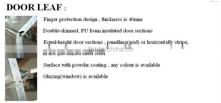 industrial sectional door