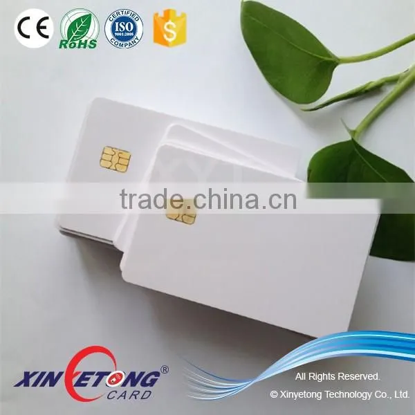PVC material SEL4428 4K bit chip contact IC card for reader