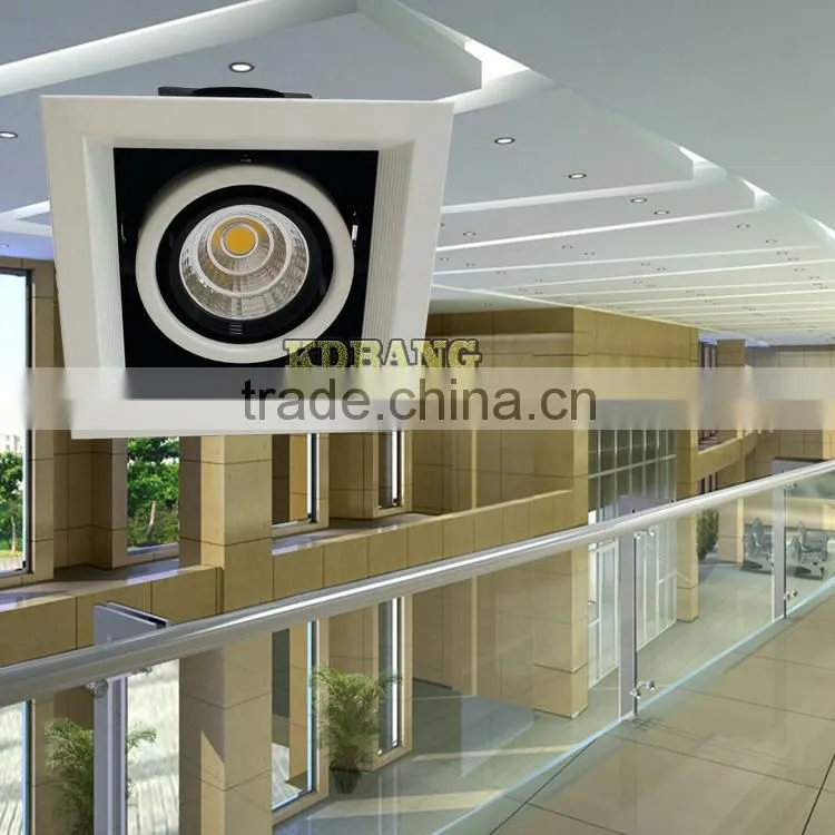 Recessed ceiling light 10w cob 4000k grille light led