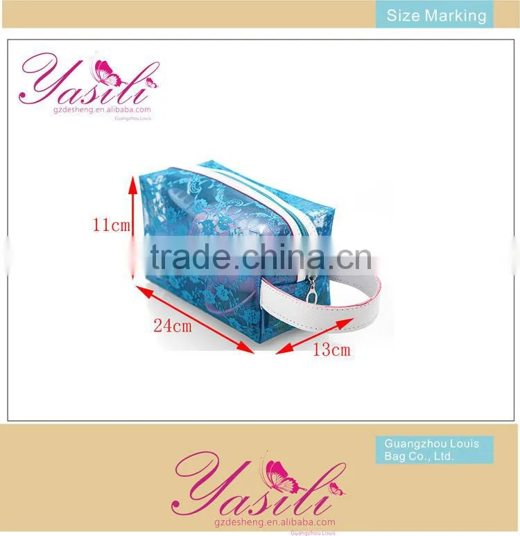 2014 NEW!pvc clear plastic bags;clear acrylic clutch bag;travel make up bag