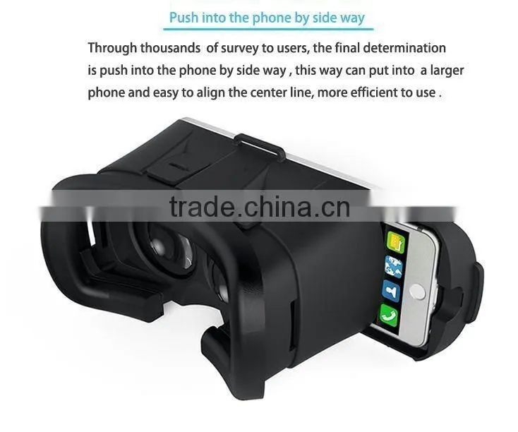 2016 High quality OEM customized logo virtual reality 3d glasses portable VR BOX