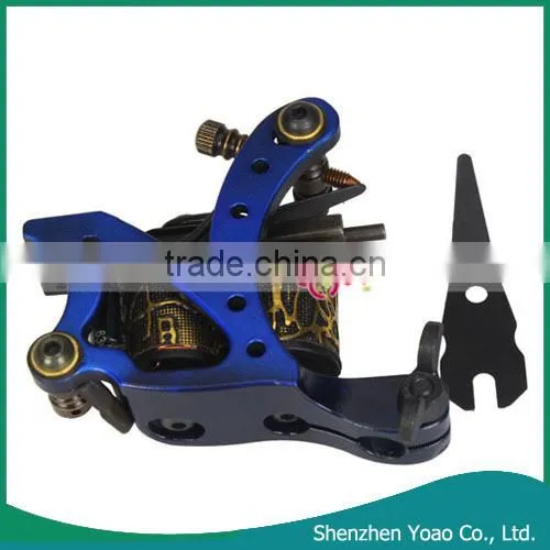 Newest 10 Wrap Coils Aluminium Alloy Shader Rotary Tattoo Machine