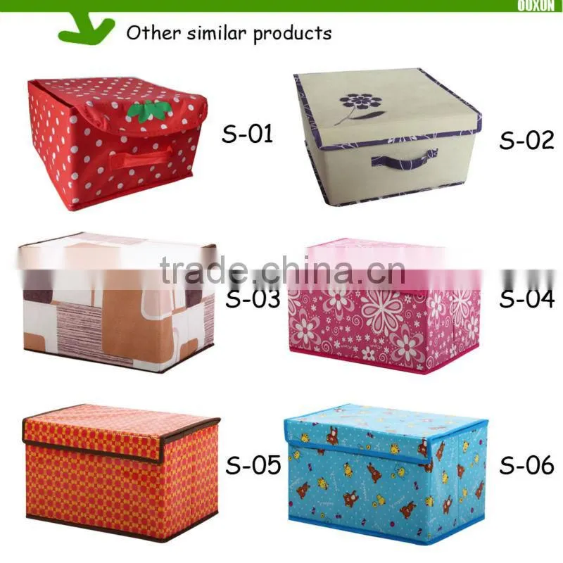 Rational construction non woven storage box