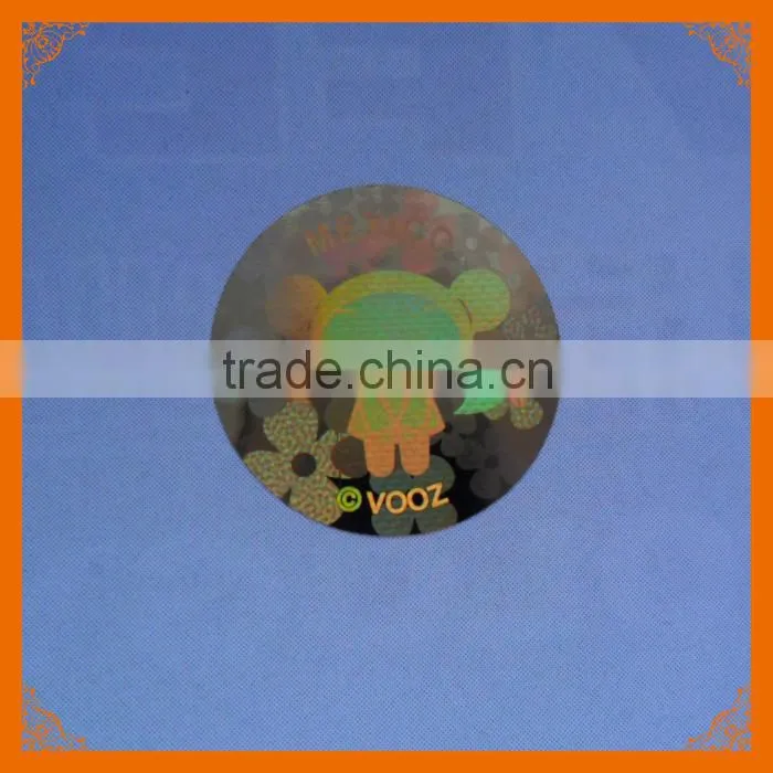 custom made 3d hologram sticker for id card