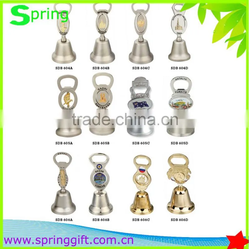 custom design metal souvenir dinner bell