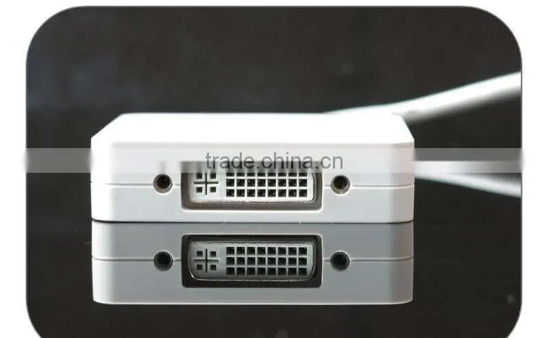 Mini DisplayPort to HDMI DVI & DisplayPort Adapter - White