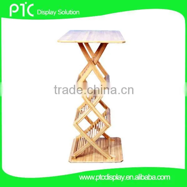 Wood brochure holder, bamboo material