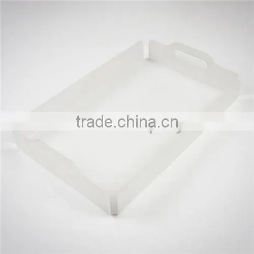 high polish customized acrylic trays wholesale/acrylic serving tray/acrylic tray for food and cosmetic