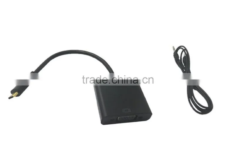 Mirco HDM I to VGA with audio and DC jack