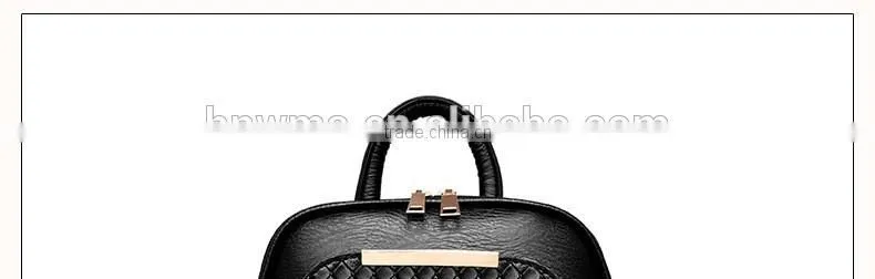 Leisure Knitting Teenage High Quality School Backpack Bags for Girls