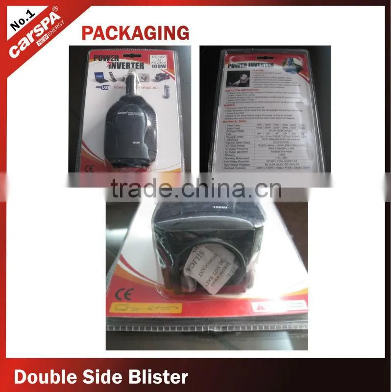 High Quality Single Phase 100W Car DC to AC Power Inverter