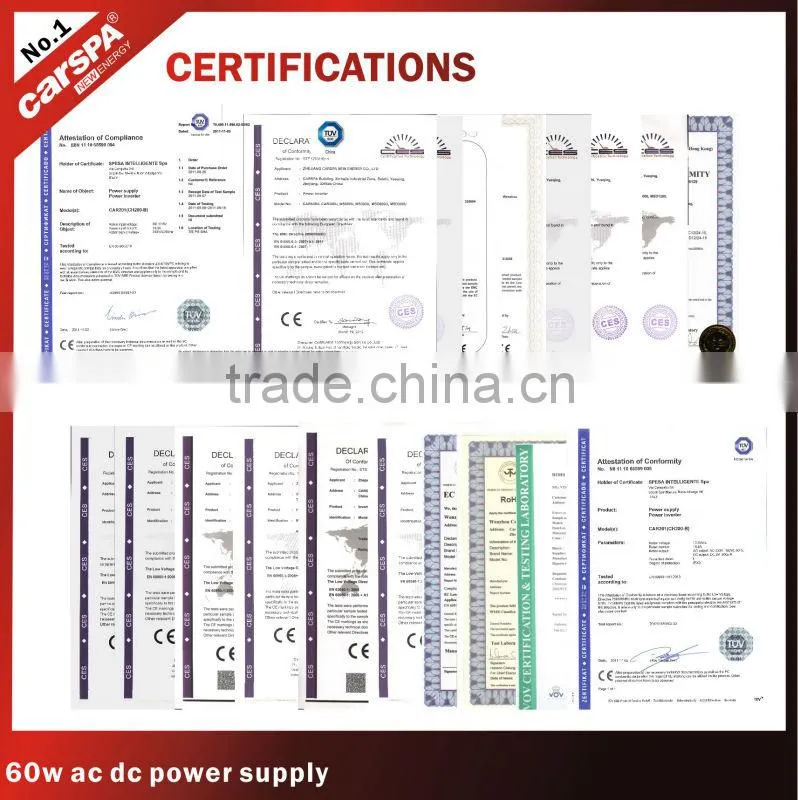 DR-60W series Din-rail power supply