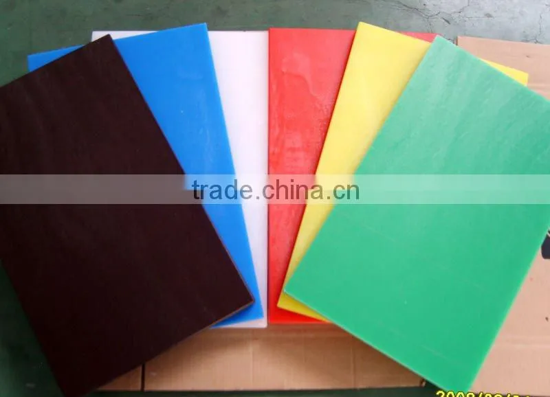 PE plastic colour regular cutting board