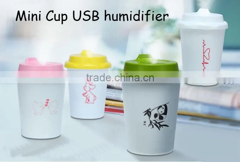 CE Standard Portable USB Cool Mist Humidifier For Home and Office Use