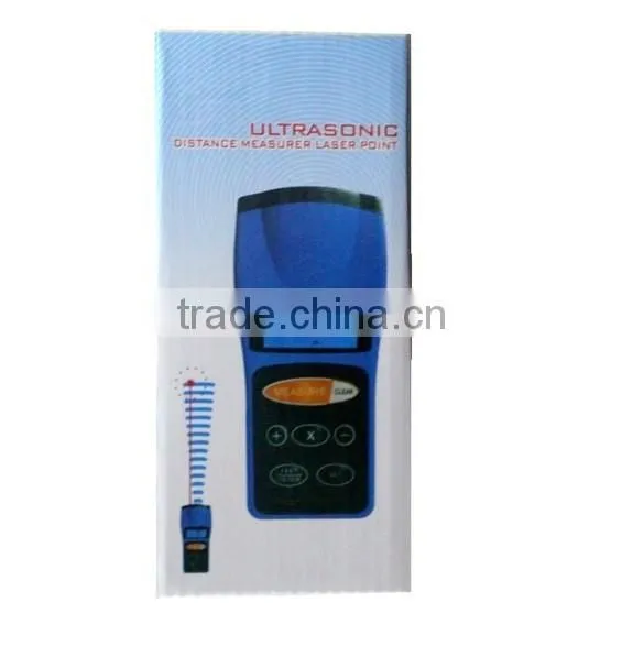 Digital Ultrasonic Distance Meter with Laser Pointer for Measuring Distance
