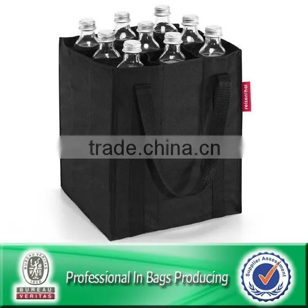 High Quality Custom Reusable Wine Bag Water Bottle Bag