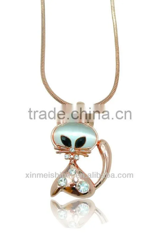 fashion jewelry necklace alloy material