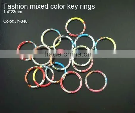 Spray Painting Iron Key Rings