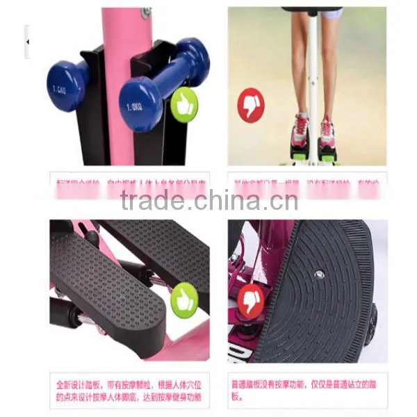 Body Exercise Stair Stepper exercise Machine with twister handle