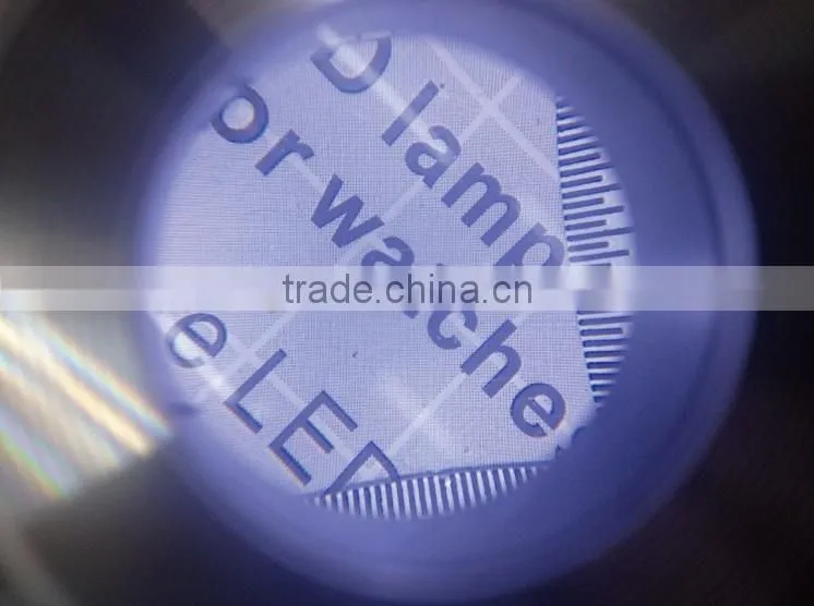 8011 10X magnifier loupe,Handheld LED Optical Magnifying Glass
