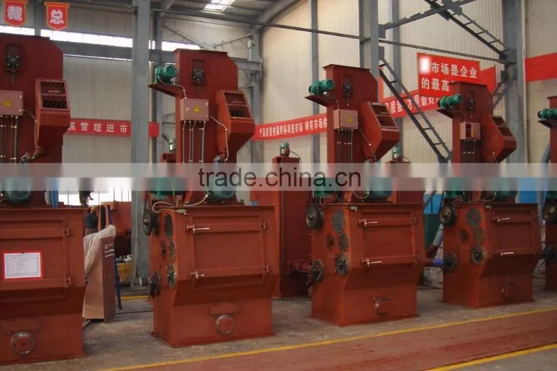 Barrel Blast Machines/Tumblast Machine/Rubber Apron Type Shotblasting Machine