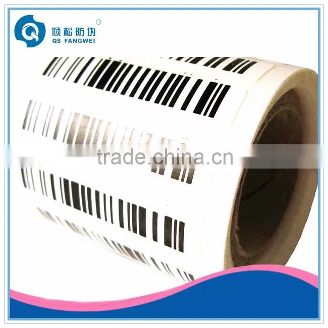 Custom design die cut self adhesive paper sticker for food packaging
