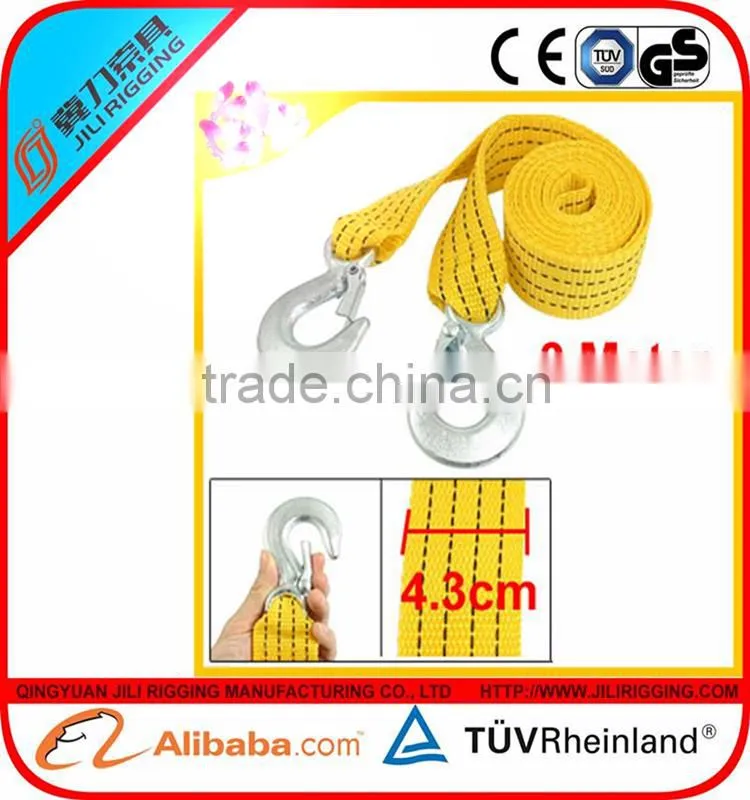 5T polyester tow truck straps