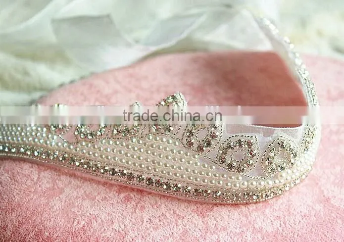 Crystal Beaded Wedding Accessories Rhinestone Wedding Dress Belt Bridal Sash