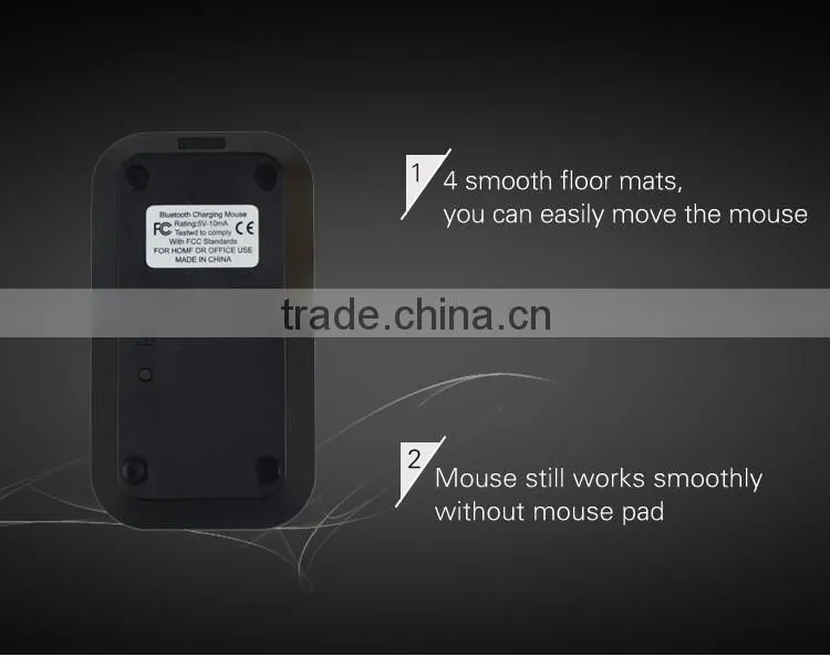 New arrival ultra slim rechargeable bluetooth mouse