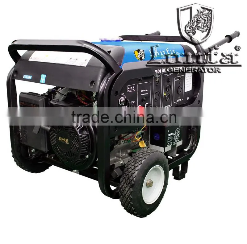OEM Factory 240V 6500W/6.5kW/6500Watt/6.5kVA Single Phase Electric Inverter Generator