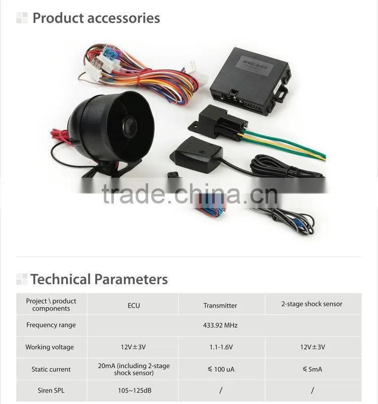 Steelmate 838II C one way engine immobilization original car transmitter car alarm,car alarm system,easy car alarm system