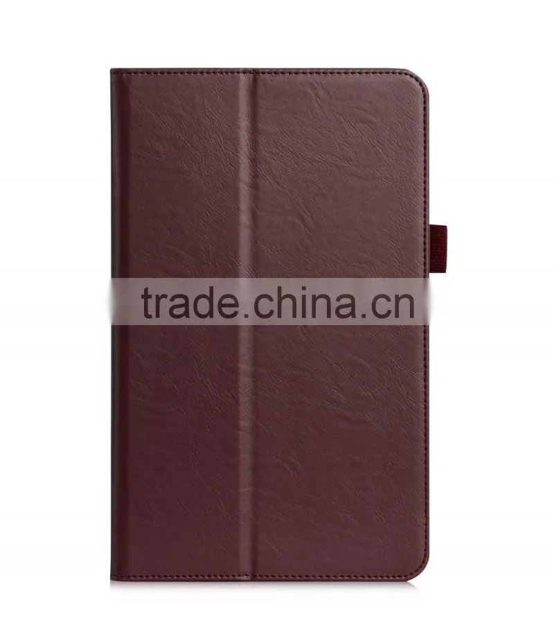 Flip Litchi Pattern Slim Folio Leather Case for Samsung Galaxy Tab A 10.1 T580