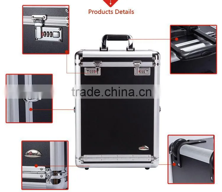 2015 Promotion Lady Salon Aluminum Nail Beauty Case