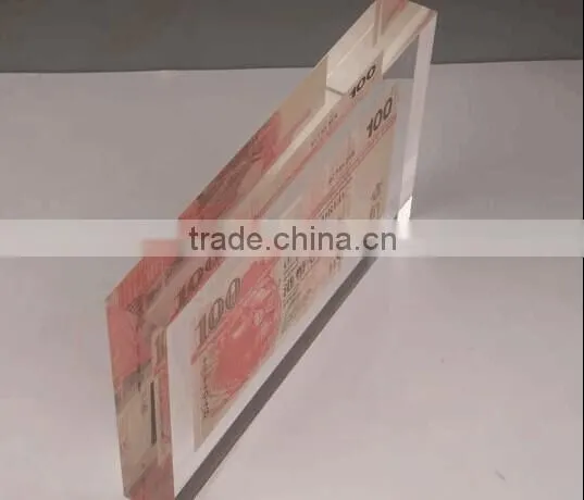 Acrylic logo block photo block for wholesale