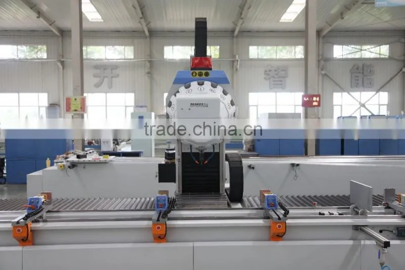 3 Axis CNC industrial aluminum window door curtain wall processing machining center