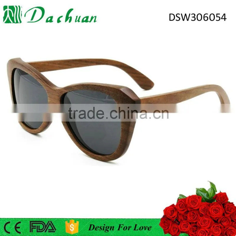 2016 newest designer Germany quality acetate wood sunglasses UV400