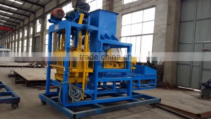semi or automatic operation QT4-25 concrete block making machine Huarun Tianyuan factory