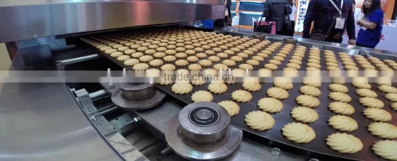 industrial cookie depositor machine tripple color cookie machine