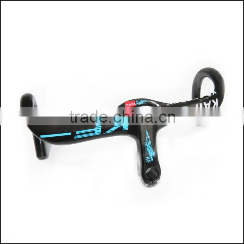2016 mountain bikes carbon handlebar mtb road bike accessories bicycle parts grips with stem Kaifeng brands BH2210